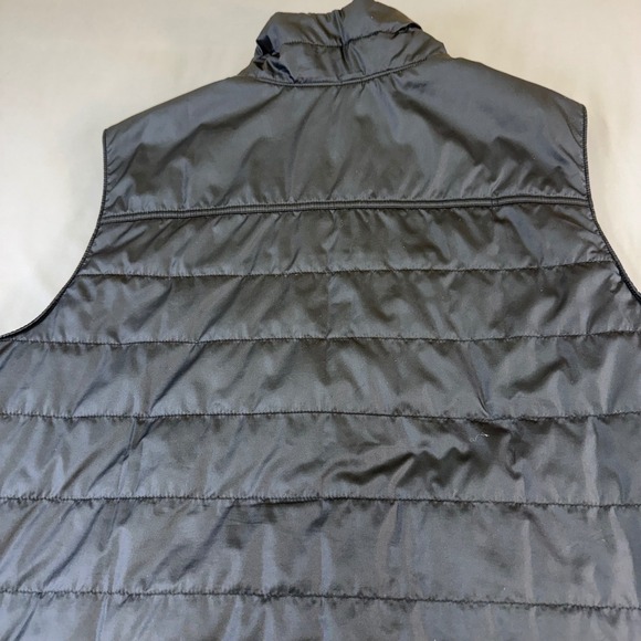 LL Bean Mens Puffer Vest XL Reg Black Quilted Zip Front Insulated Outdoor sporty - Picture 6 of 16